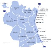 Mapa de Valencia